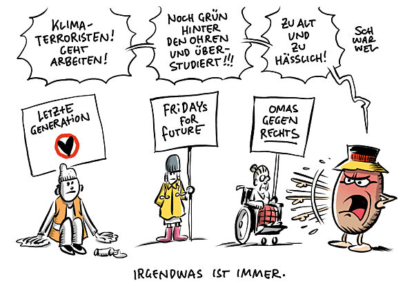 Letzte Generation kuendigt unbefristeten Protest in Berlin an