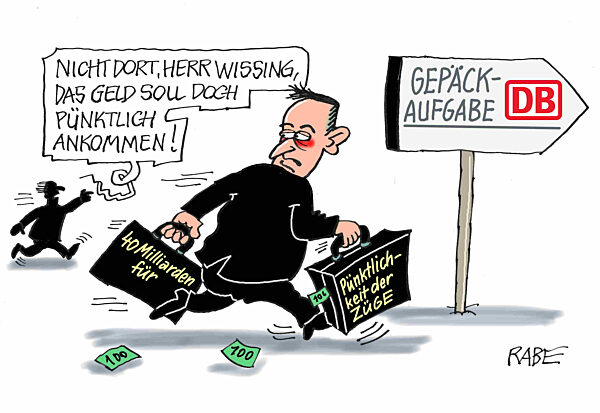 Verkehrsminister ausser Puste