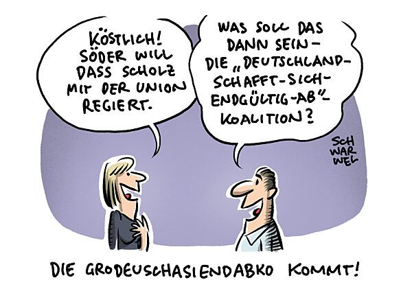 Vorstoss von CSU-Chef Soeder : Union ist bereit mit der SPD zu regieren