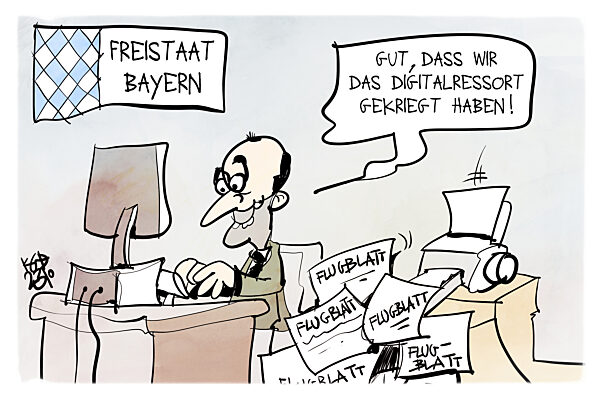 Die Freien Waehler bekommen das Digitalministerium