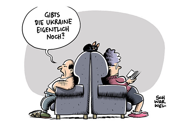 Ukraine: Sorge vergessen zu werden