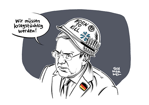 Verteidigungsminister im ZDF : Pistorius sieht Gefahr eines Krieg in Europa