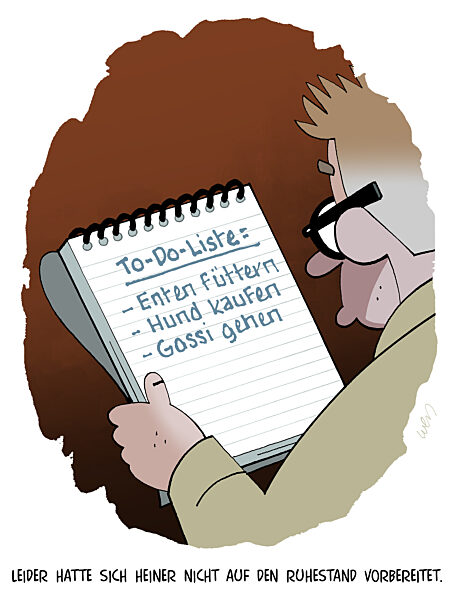 To-Do-Liste fuer Rentner