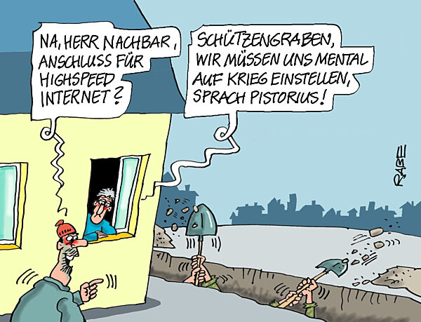 Schuetzengraben vorm Haus