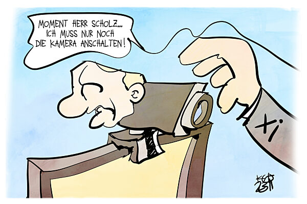 Scholz spricht Online mit Xi