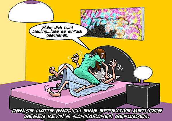 Methode gegen Schnarchen