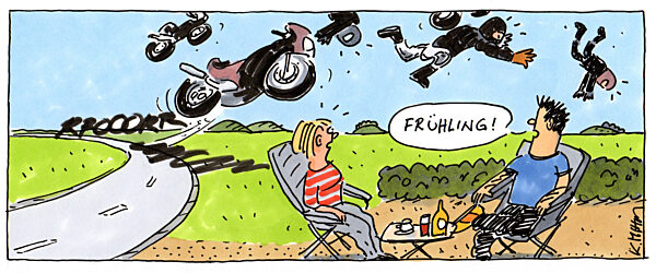 Aus der Kurve fliegen