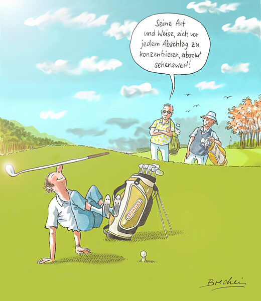 Serie Golfen - Das Konzentrations-Genie