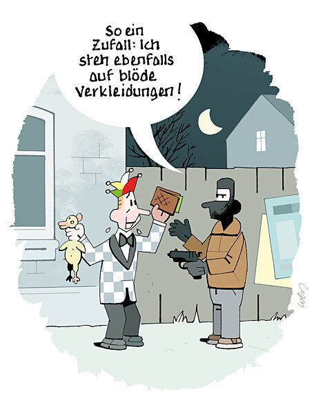 Naechtliches Karnevalstreffen