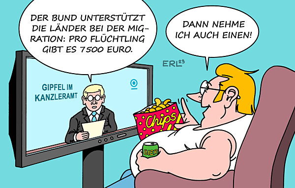 Der Gipfel wirkt schon