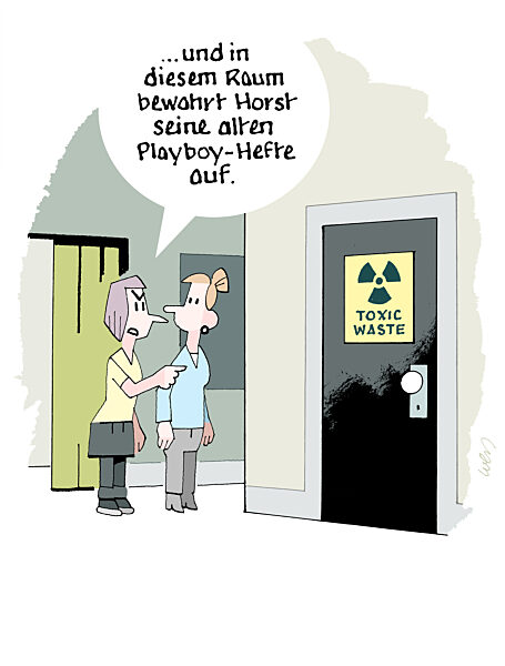 Maskuline Abstellkammer