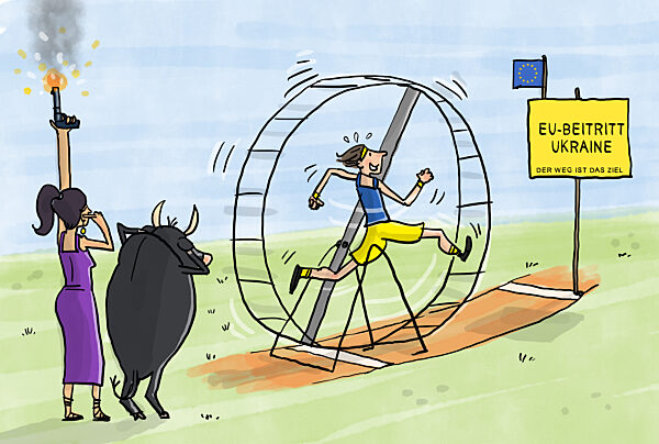 EU-Kommission fuer Beitrittsgespraeche mit Ukraine