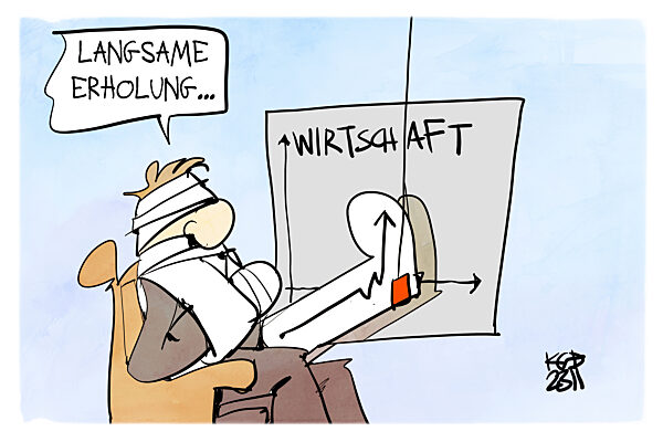 Die Wirtschaft erholt sich langsam