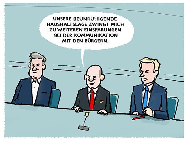 Was der Kanzler sich spart ...