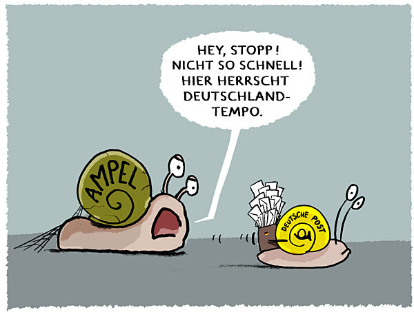 Ampel beschliesst Post soll Briefzustellung verlangsamen