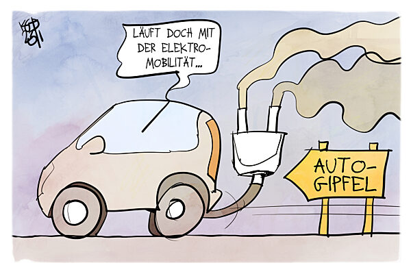 Die Elektromobilitaet wird vorangetrieben