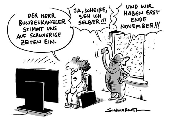 Regierungserklaerung Scholz : Bundeskanzler stimmt auf schwierige Zeiten ei