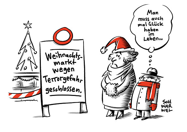 Weihnachtsmarkt : Terrorgefahr laut Verfassungsschutz hoch wie lange nicht