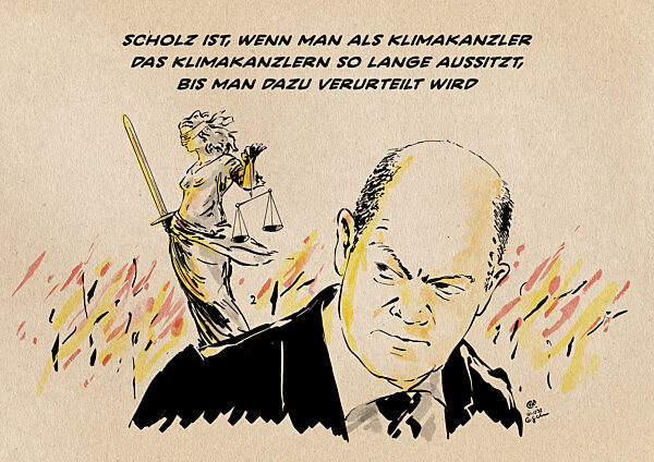 Zum Klimakanzler verurteilt