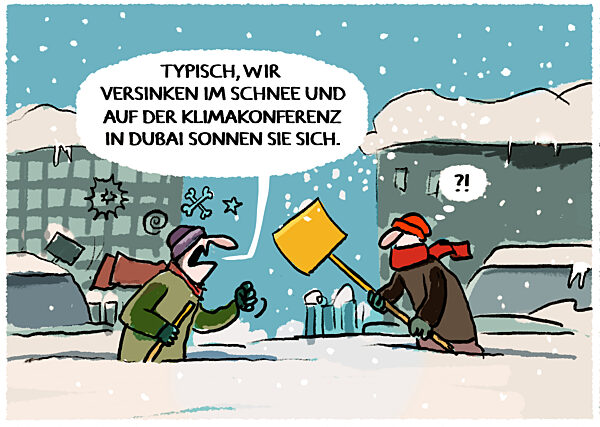 Wutbuerger im Schneechaos