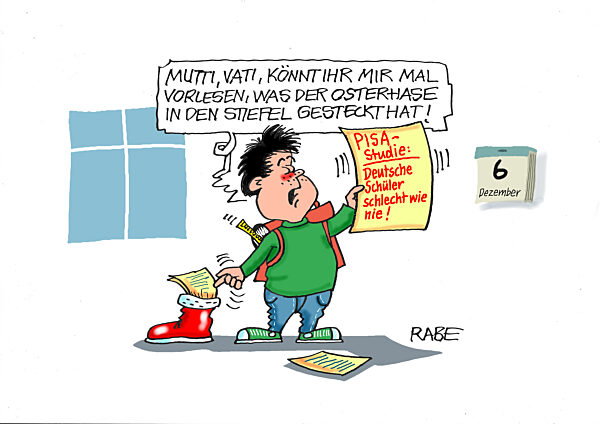 Nikolaus mit schlechter Nachricht