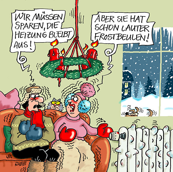 Frostbeulengefahr