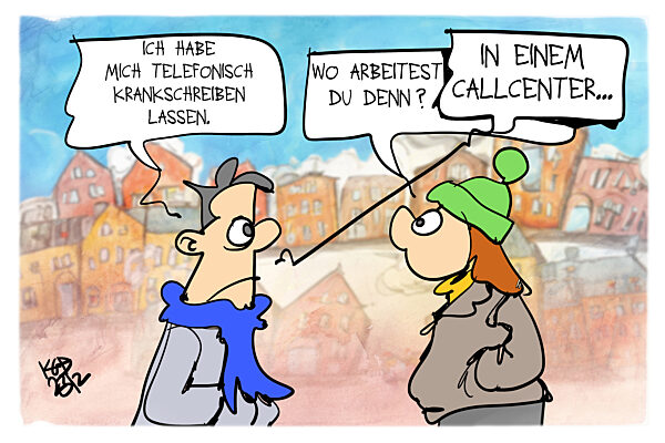 Telefonische Krankschreibung