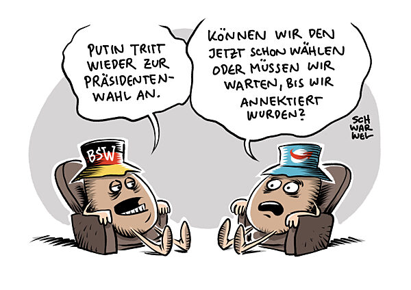 Russland : Putin tritt bei Praesidentenwahl 2024 erneut an