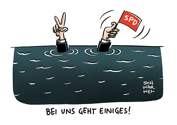 SPD-Parteitag : Ringen mit sich selbst und der Ampel