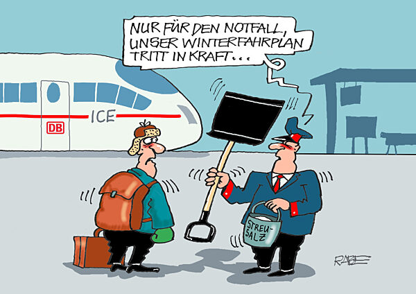 Winter und Deutsche Bahn