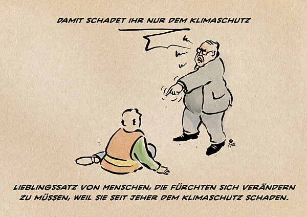 Klimaspinner vs Klimaverbrecher
