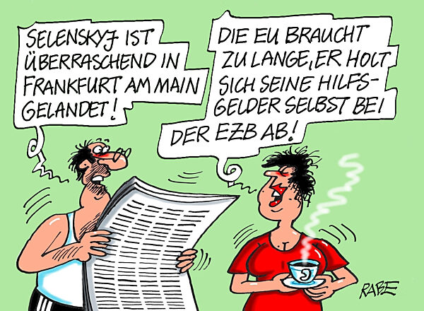 Selenskyj in Frankfurt
