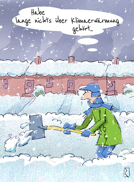 Schnee hoch