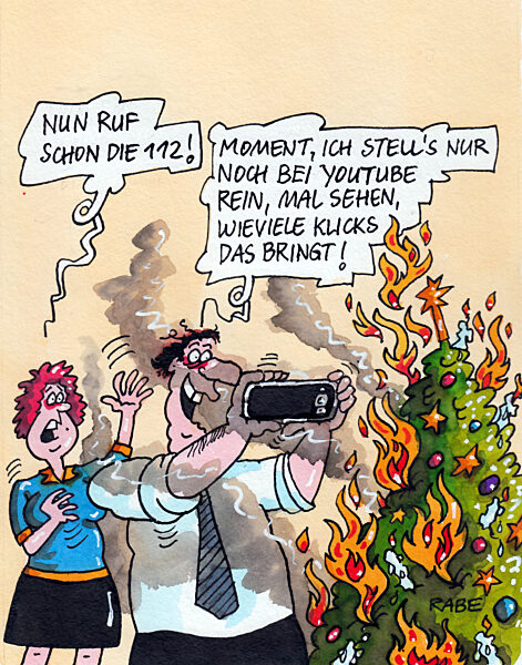 Feuer auf Youtube