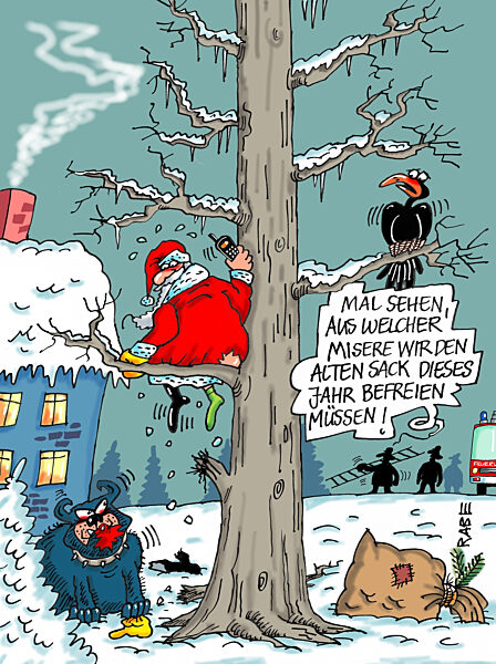 Weihnachtsmann als Baumbehang