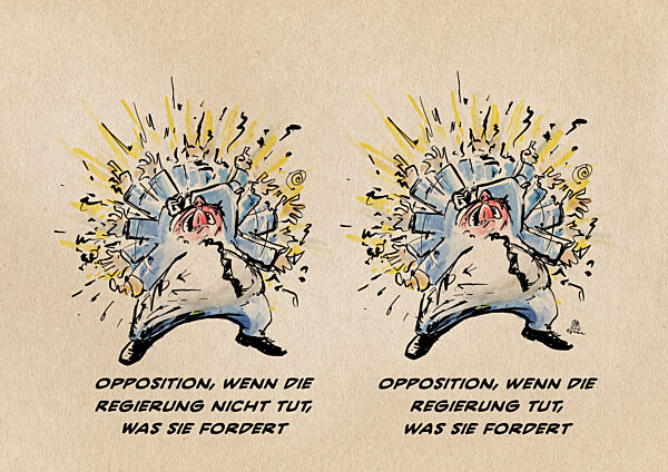 Die Ampel spart die Opposition schreit