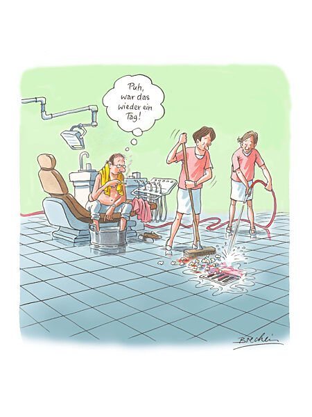 Serie Zahnarzt - Am Ende eines des Tages