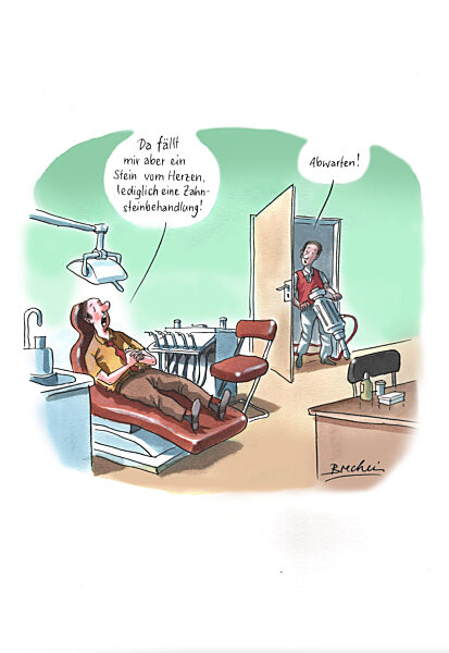 Serie Zahnarzt - Nur eine Zahnsteinbehandlung