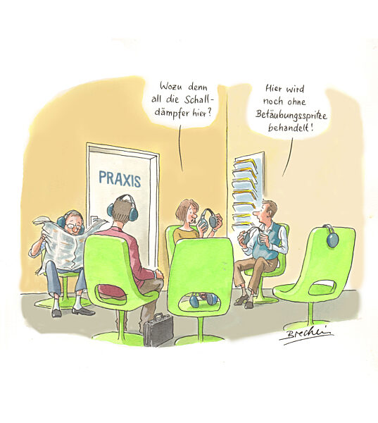 Serie Zahnarzt - Laermbelaestigung