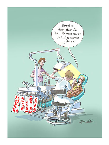 Serie Zahnarzt - Lustige Bohrernamen