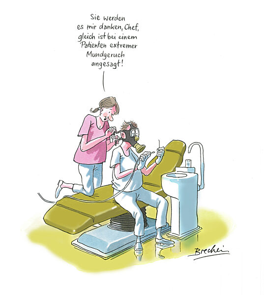 Serie Zahnarzt - Mundgeruch