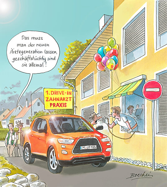 Serie Zahnarzt - Erste Drive-In-Praxis