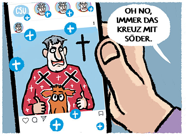 Bayerns Kreuzerlass in der Amtsstube
