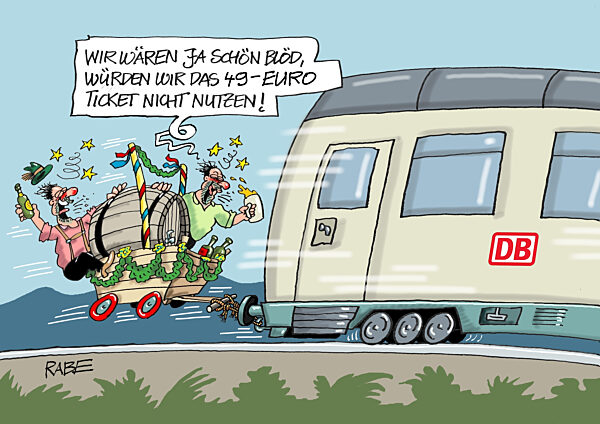 Himmelfahrt im Gleisbett