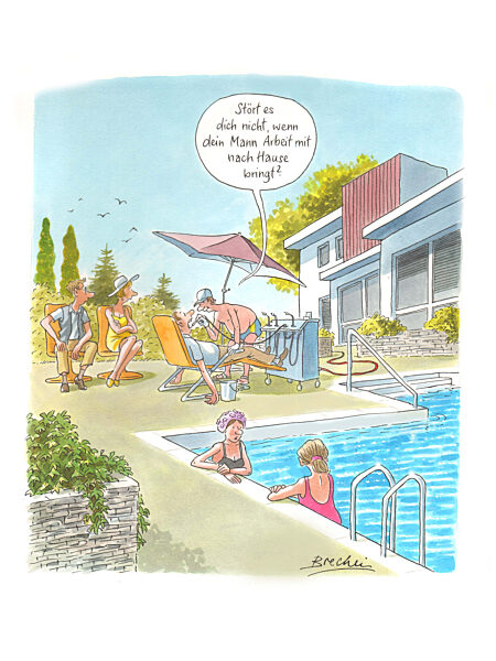 Serie Zahnarzt - Heimarbeit beim Zahnarzt