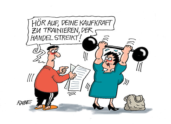 Streik im Einzelhandel