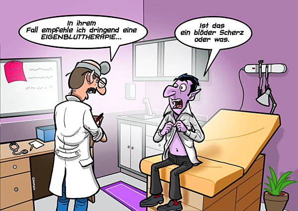 Vampir beim Doktor
