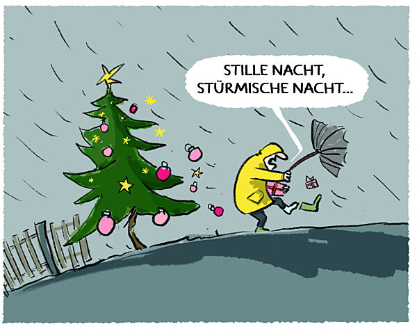 Aussichten aufs Weihnachtswetter