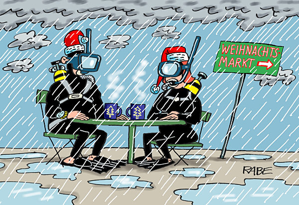 Nasse Weihnacht