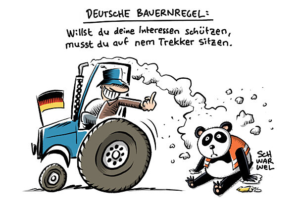 Geplante Kuerzungen fuer Landwirte werden teilweise zurueckgenommen